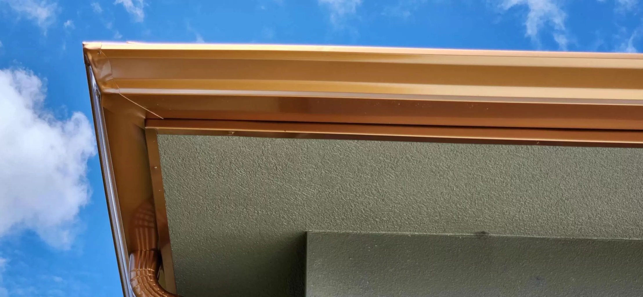 our seamless gutters, when installed properly, have no leaks - 4